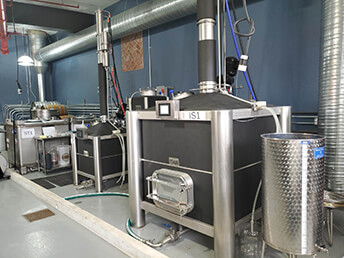Distillery equipment tour